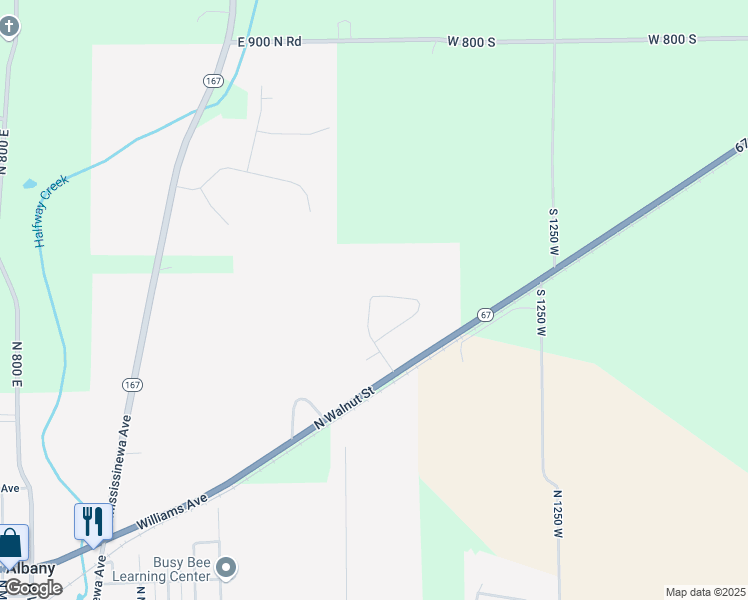 map of restaurants, bars, coffee shops, grocery stores, and more near 1400 Gregg Drive in Albany