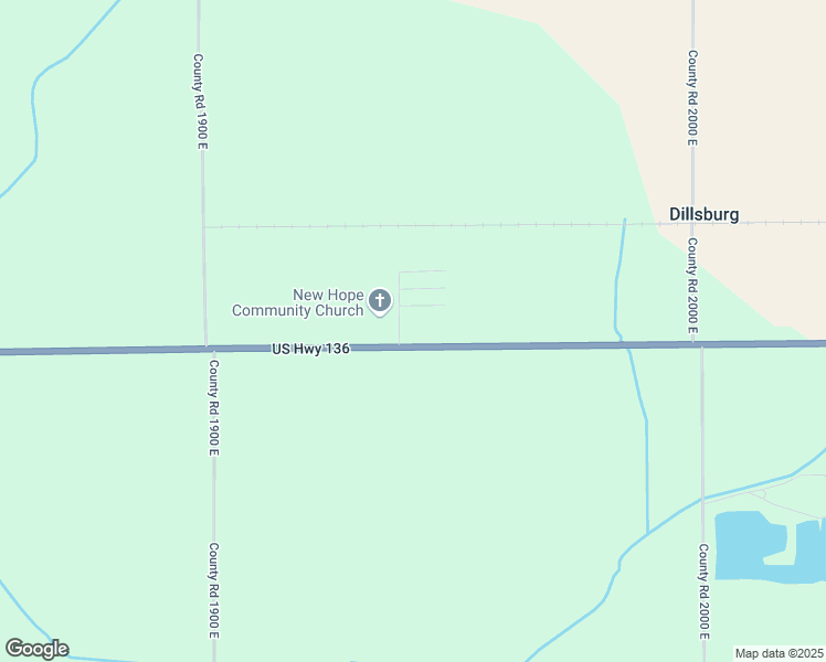 map of restaurants, bars, coffee shops, grocery stores, and more near 1942 3000n in Rantoul