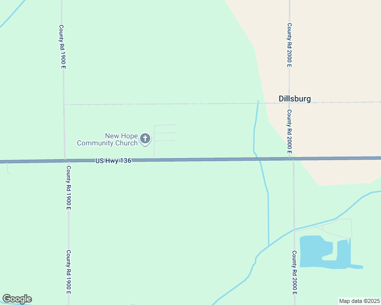 map of restaurants, bars, coffee shops, grocery stores, and more near 1954 County Road 3000 North in Rantoul