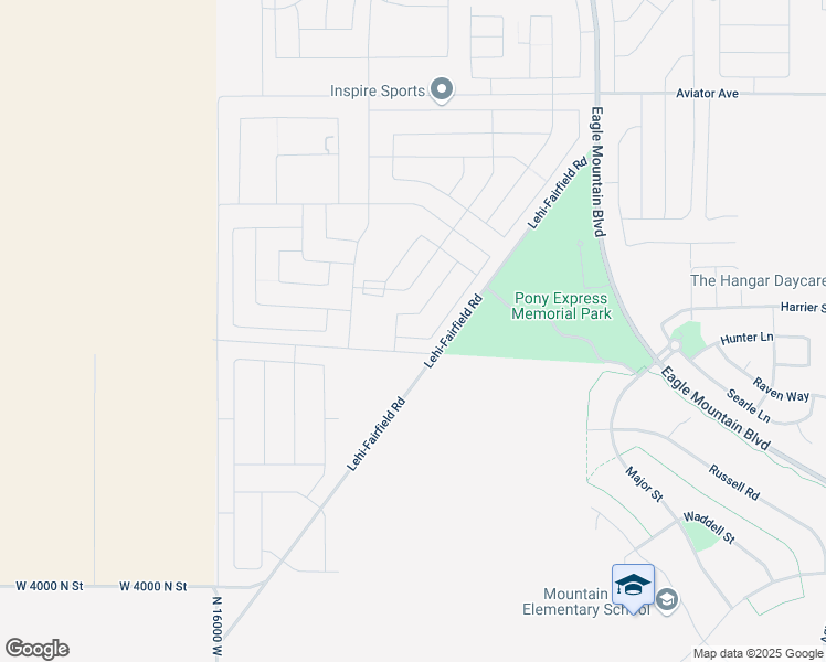 map of restaurants, bars, coffee shops, grocery stores, and more near 395 East Mount Ellen Street in Eagle Mountain