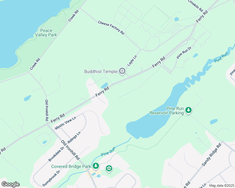 map of restaurants, bars, coffee shops, grocery stores, and more near 624 Covered Bridge Lane in Doylestown