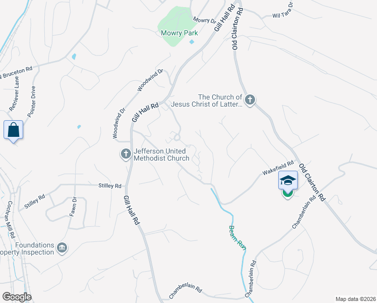 map of restaurants, bars, coffee shops, grocery stores, and more near 6410 Jefferson Pointe Circle in Jefferson Hills