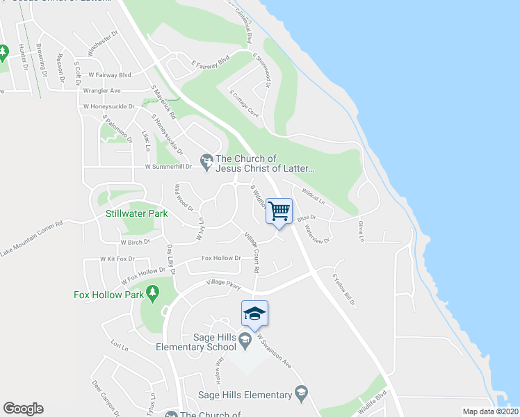 map of restaurants, bars, coffee shops, grocery stores, and more near 2681 Wildflower Drive in Saratoga Springs