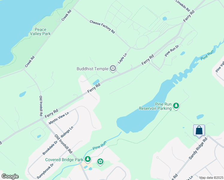 map of restaurants, bars, coffee shops, grocery stores, and more near 622 Covered Bridge Lane in Doylestown