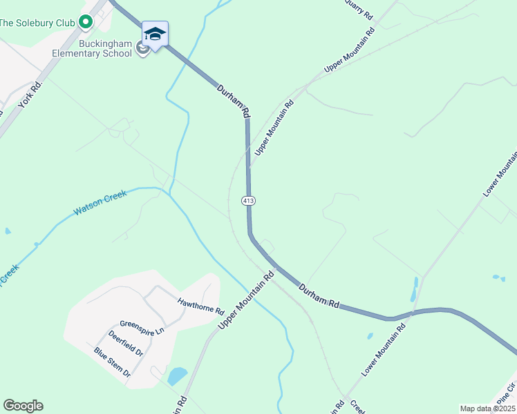 map of restaurants, bars, coffee shops, grocery stores, and more near 2137 Durham Road in New Hope