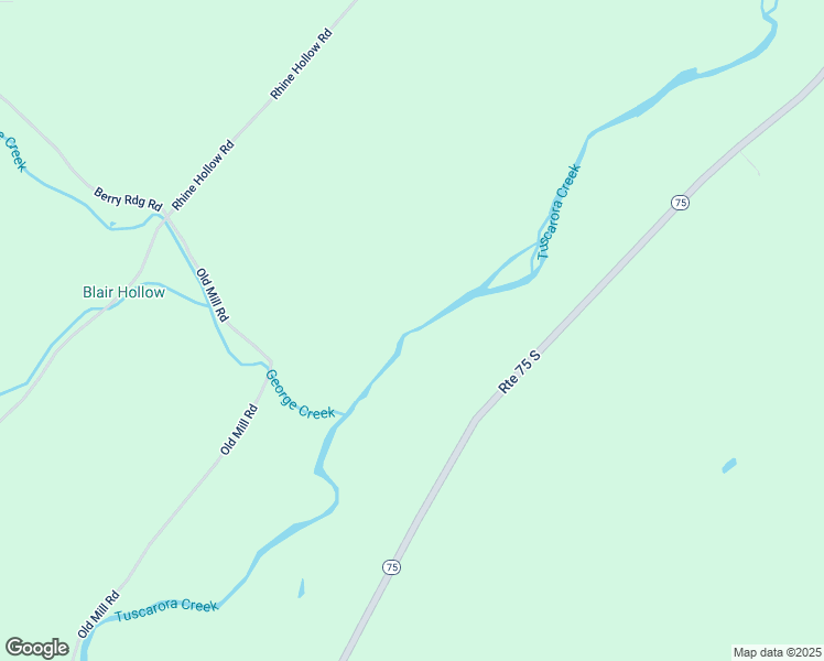 map of restaurants, bars, coffee shops, grocery stores, and more near 3704 Pennsylvania 75 in East Waterford