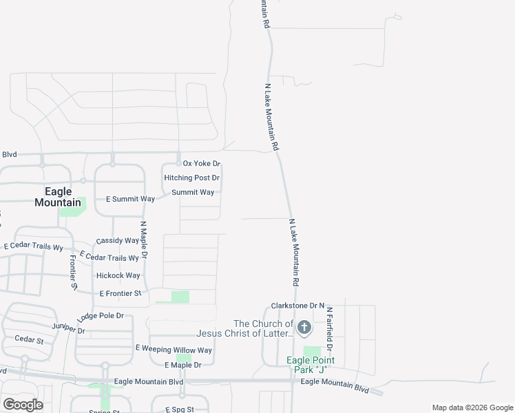 map of restaurants, bars, coffee shops, grocery stores, and more near 4437 Lake Mountain Road in Eagle Mountain