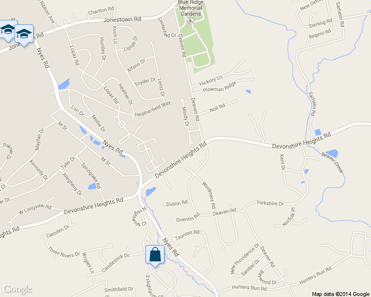 map of restaurants, bars, coffee shops, grocery stores, and more near 298 Mindy Drive in Harrisburg