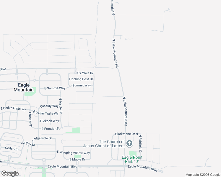 map of restaurants, bars, coffee shops, grocery stores, and more near 4437 Lake Mountain Road in Eagle Mountain