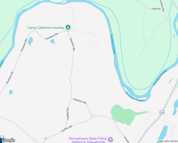map of restaurants, bars, coffee shops, grocery stores, and more near 1127 Swatara Road in Hershey