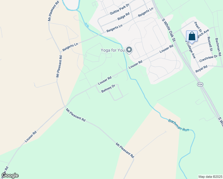 map of restaurants, bars, coffee shops, grocery stores, and more near 14 Behney Drive in Lebanon