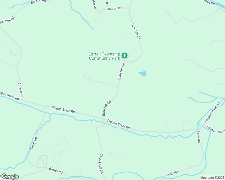 map of restaurants, bars, coffee shops, grocery stores, and more near 535 Burn Hill Road in Shermans Dale