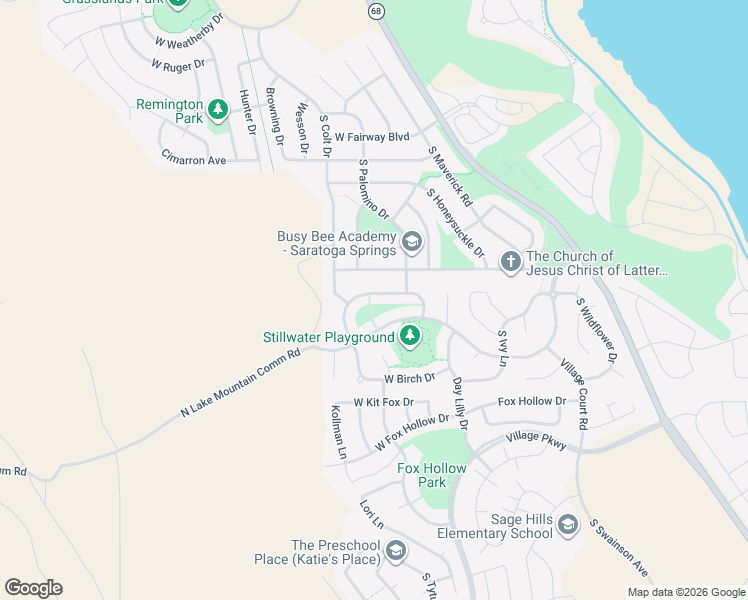 map of restaurants, bars, coffee shops, grocery stores, and more near 323 West Shadow Ridge Drive in Saratoga Springs