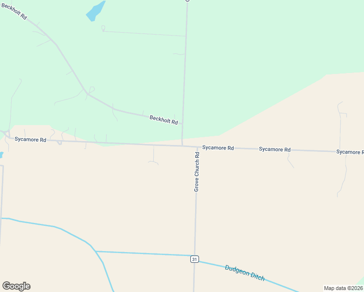 map of restaurants, bars, coffee shops, grocery stores, and more near 21800 Sycamore Road in Mount Vernon