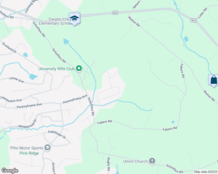 map of restaurants, bars, coffee shops, grocery stores, and more near 54 Bent Brook Circle in Reading