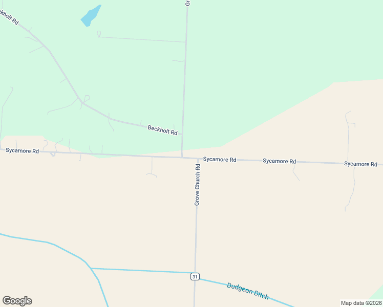 map of restaurants, bars, coffee shops, grocery stores, and more near 21800-21970 Sycamore Road in Mount Vernon