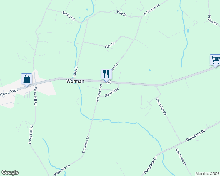 map of restaurants, bars, coffee shops, grocery stores, and more near 37 Maple Avenue in Boyertown