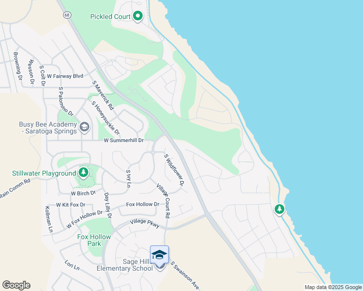 map of restaurants, bars, coffee shops, grocery stores, and more near 16 Wildcat Lane in Saratoga Springs