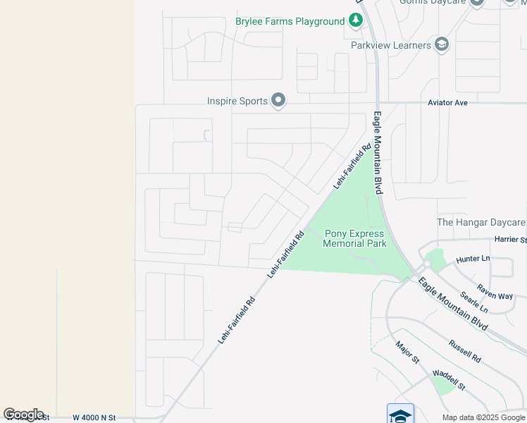map of restaurants, bars, coffee shops, grocery stores, and more near 4655 Ibapah Street in Eagle Mountain
