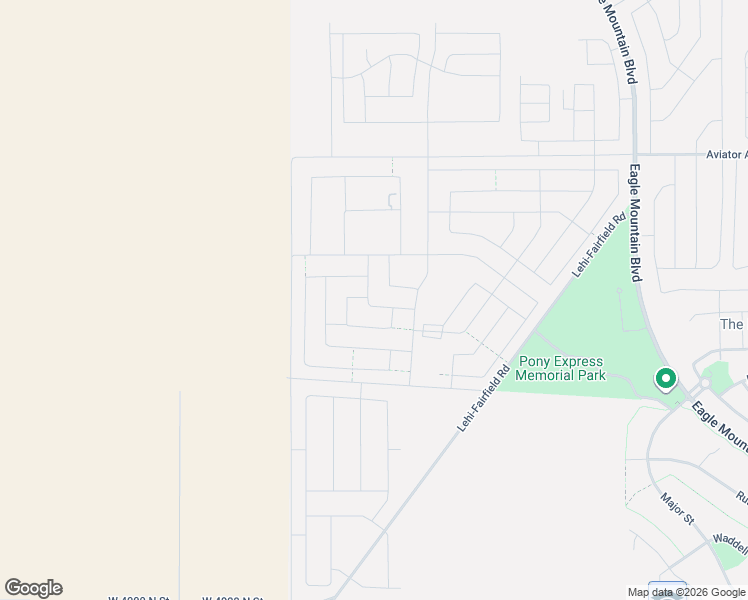 map of restaurants, bars, coffee shops, grocery stores, and more near North Mount Waas Drive in Eagle Mountain