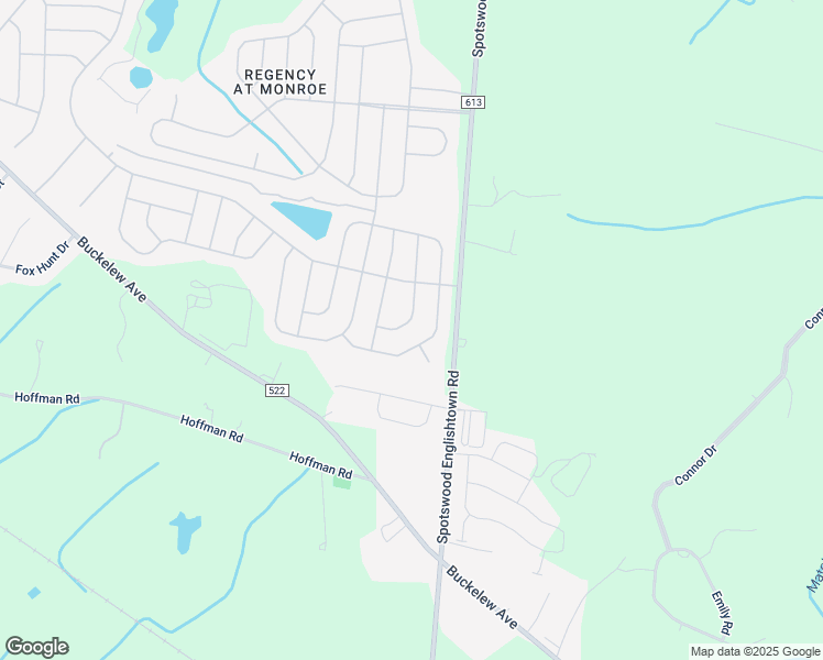 map of restaurants, bars, coffee shops, grocery stores, and more near 28 Crooked Stick Place in Monroe Township