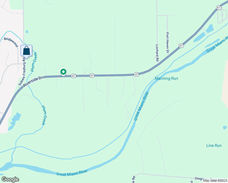 map of restaurants, bars, coffee shops, grocery stores, and more near 16500-16734 Highway 47 in Sidney