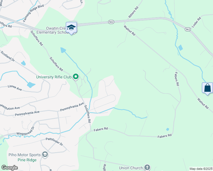map of restaurants, bars, coffee shops, grocery stores, and more near 54 Bent Brook Circle in Reading