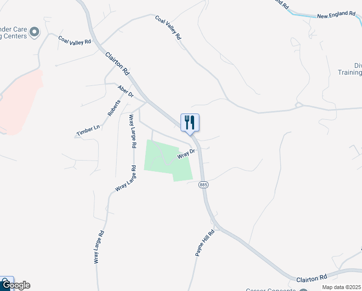map of restaurants, bars, coffee shops, grocery stores, and more near 113 Wray Drive in Clairton