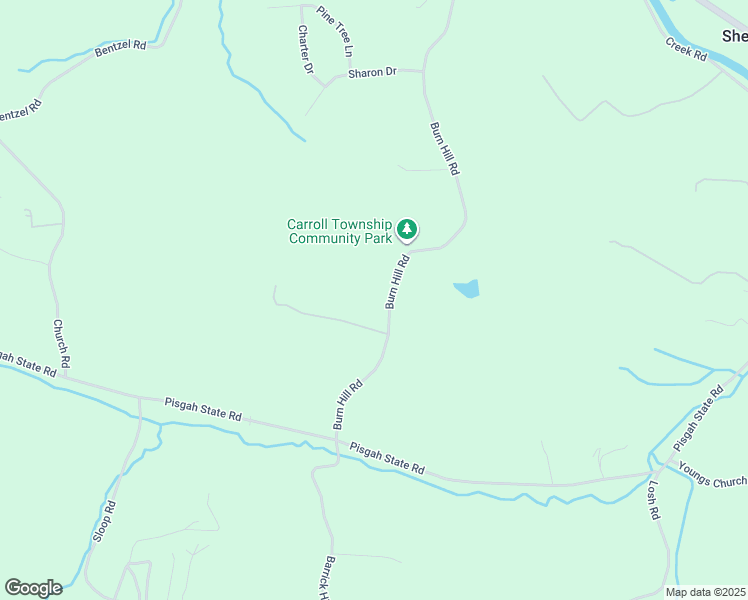 map of restaurants, bars, coffee shops, grocery stores, and more near 535 Burn Hill Road in Shermans Dale