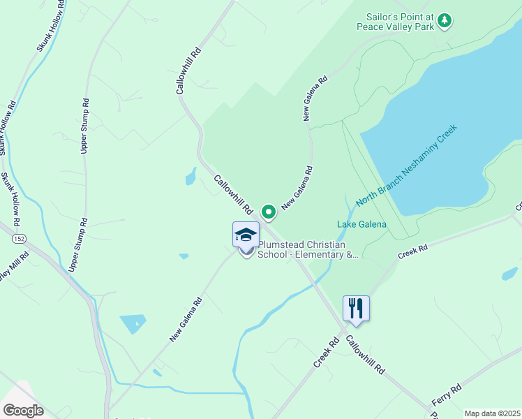 map of restaurants, bars, coffee shops, grocery stores, and more near 179 Callowhill Road in Chalfont