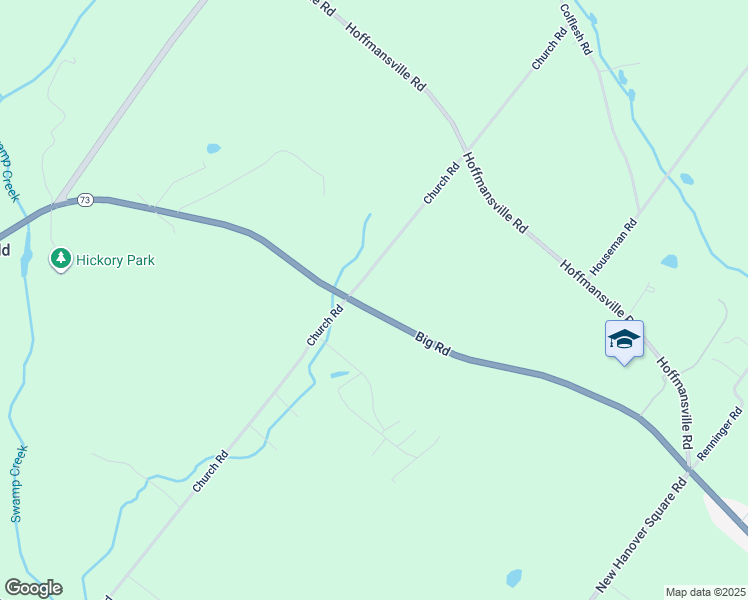 map of restaurants, bars, coffee shops, grocery stores, and more near 2411 Big Road in Gilbertsville