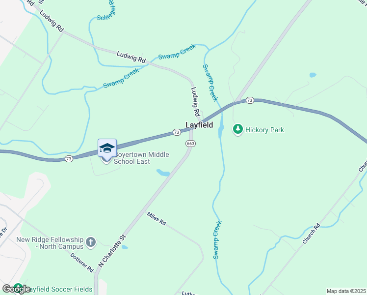 map of restaurants, bars, coffee shops, grocery stores, and more near 3193 North Charlotte Street in Gilbertsville