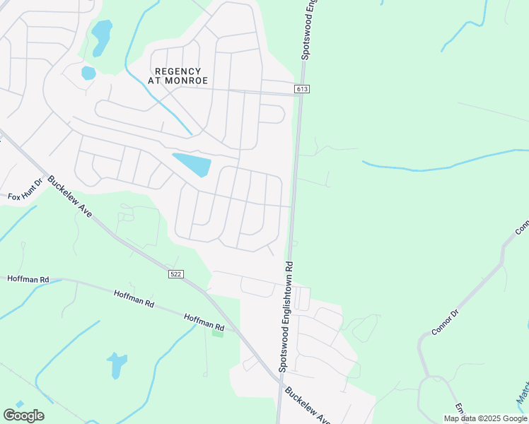 map of restaurants, bars, coffee shops, grocery stores, and more near 28 Crooked Stick Place in Monroe Township