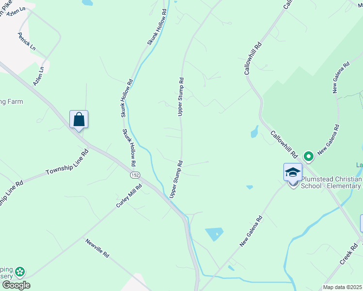 map of restaurants, bars, coffee shops, grocery stores, and more near 228 Upper Stump Road in Chalfont