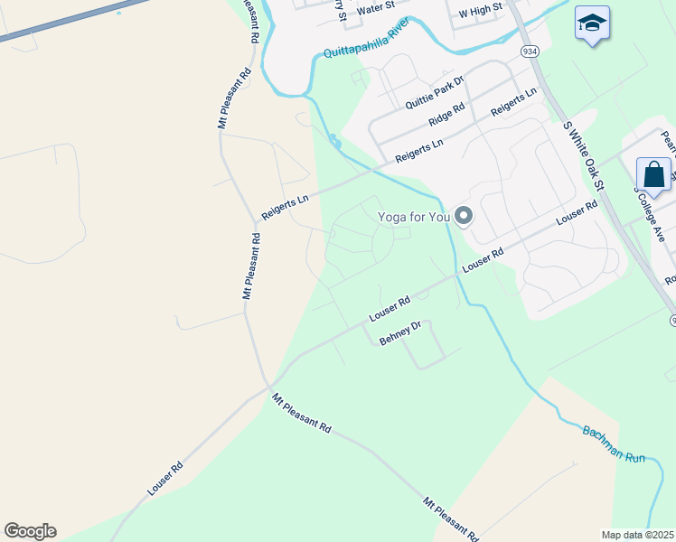 map of restaurants, bars, coffee shops, grocery stores, and more near in Annville