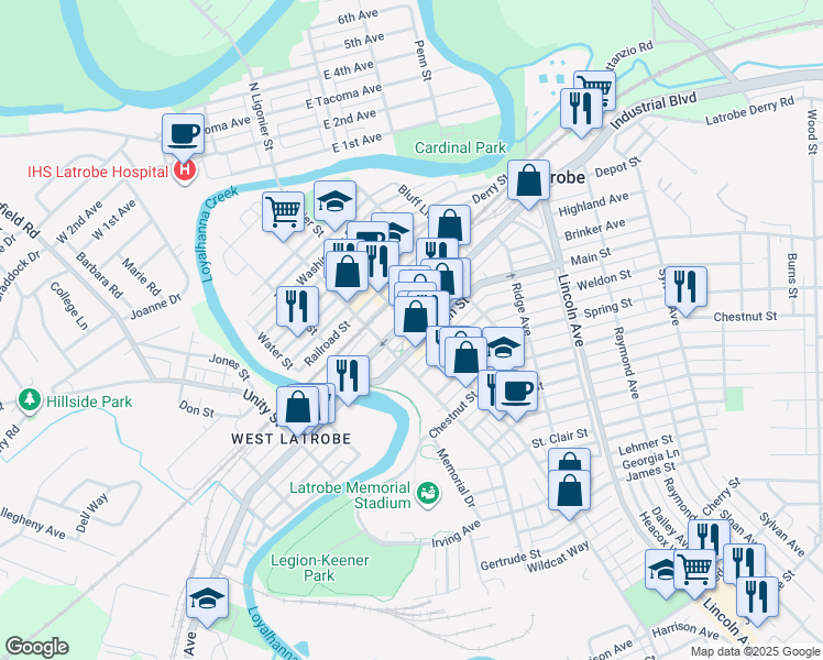 807 Ligonier Street, Latrobe PA Walk Score