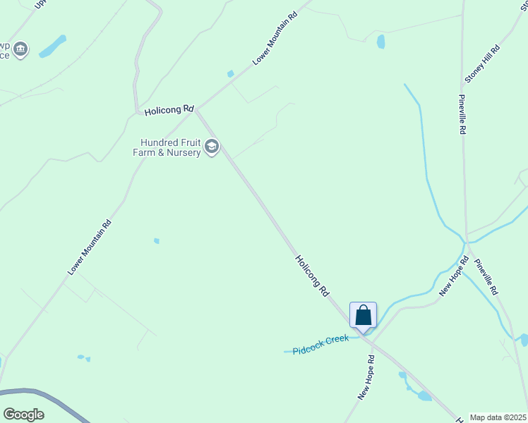 map of restaurants, bars, coffee shops, grocery stores, and more near 1636 Holicong Road in New Hope