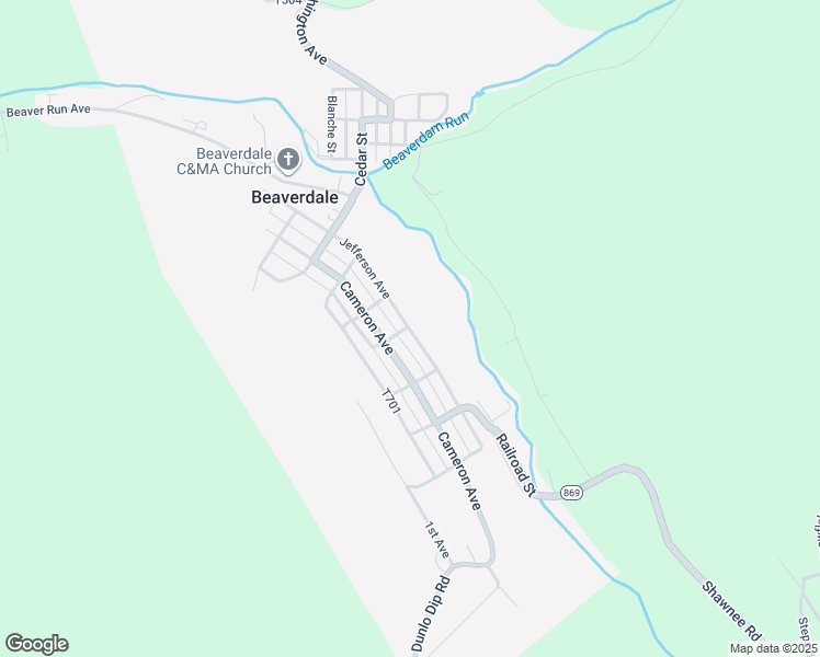 map of restaurants, bars, coffee shops, grocery stores, and more near 716 Jefferson Avenue in Sidman