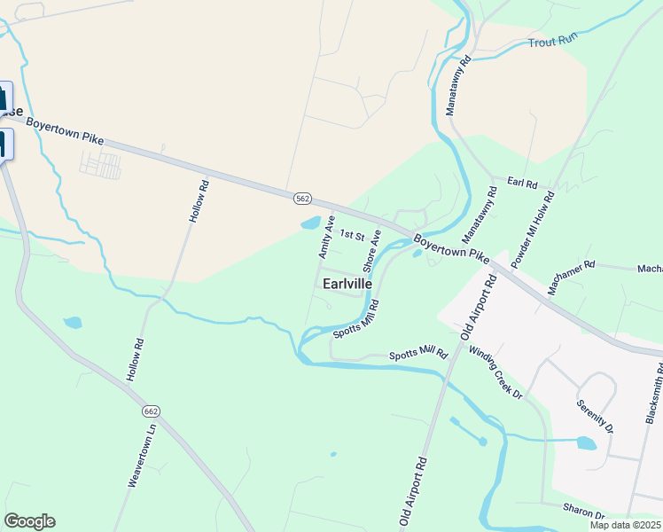 map of restaurants, bars, coffee shops, grocery stores, and more near 11 3rd Street in Douglassville