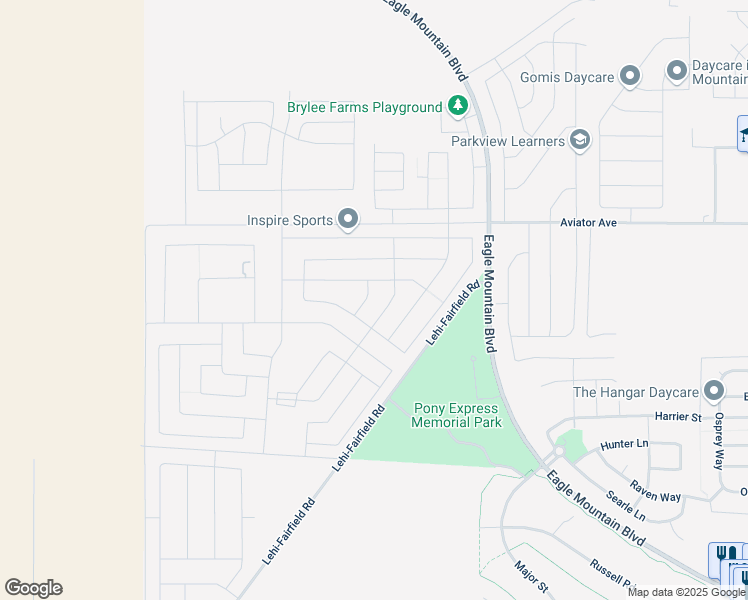 map of restaurants, bars, coffee shops, grocery stores, and more near 4814 Brian Head Peak Drive in Cedar Valley