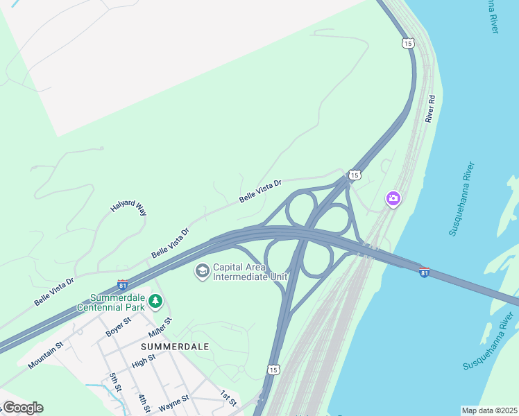 map of restaurants, bars, coffee shops, grocery stores, and more near 205 Belle Vista Drive in Marysville