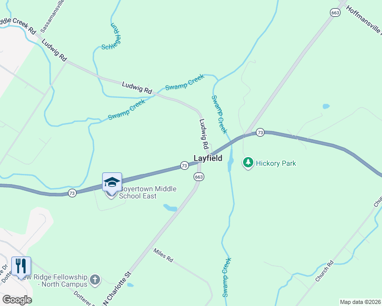 map of restaurants, bars, coffee shops, grocery stores, and more near 2079 Big Road in Gilbertsville