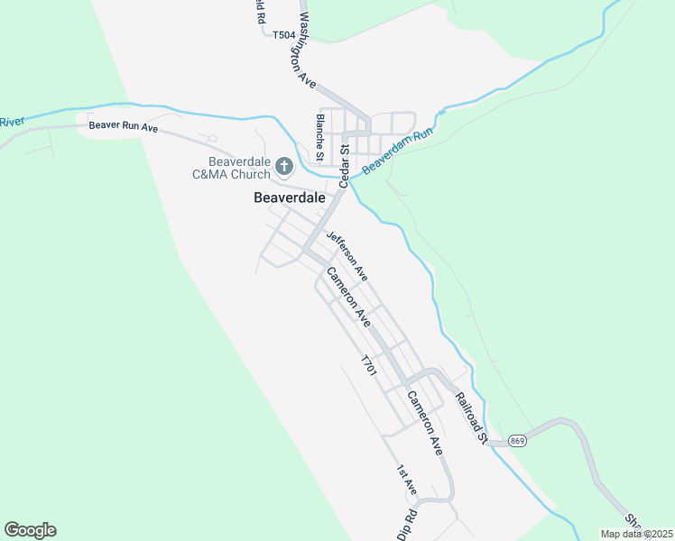 map of restaurants, bars, coffee shops, grocery stores, and more near 618 Cameron Avenue in Beaverdale