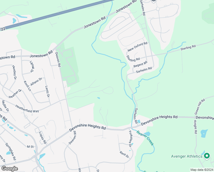 map of restaurants, bars, coffee shops, grocery stores, and more near 6524 Plowman Ridge in Harrisburg