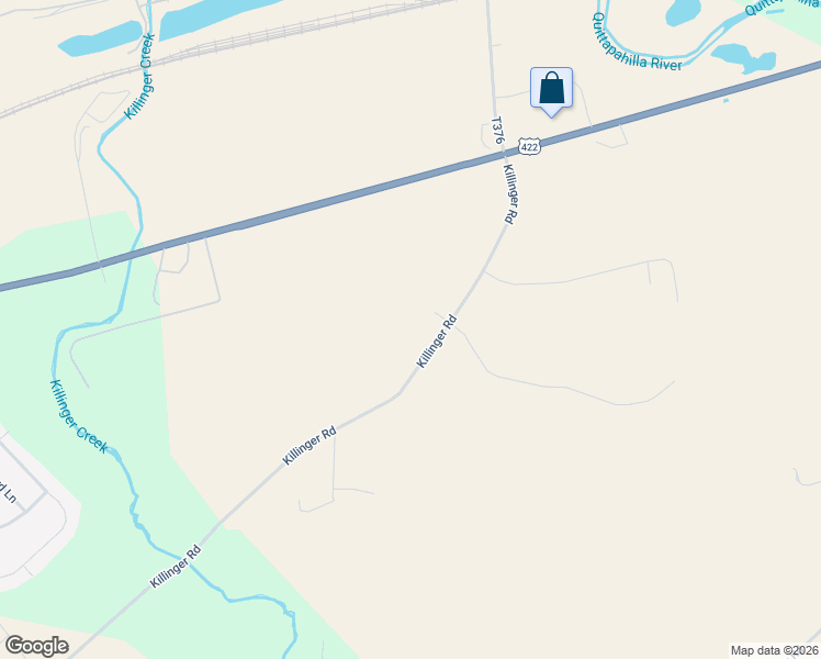 map of restaurants, bars, coffee shops, grocery stores, and more near 745 Killinger Road in Annville