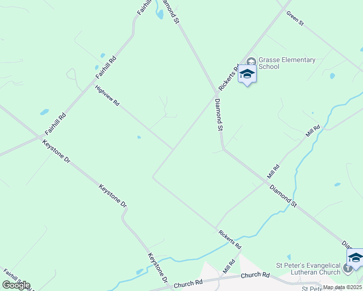 map of restaurants, bars, coffee shops, grocery stores, and more near 326 Rickert Road in Sellersville