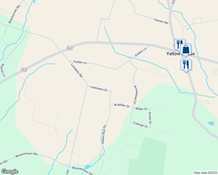 map of restaurants, bars, coffee shops, grocery stores, and more near 20 Lehmann Drive in Douglassville