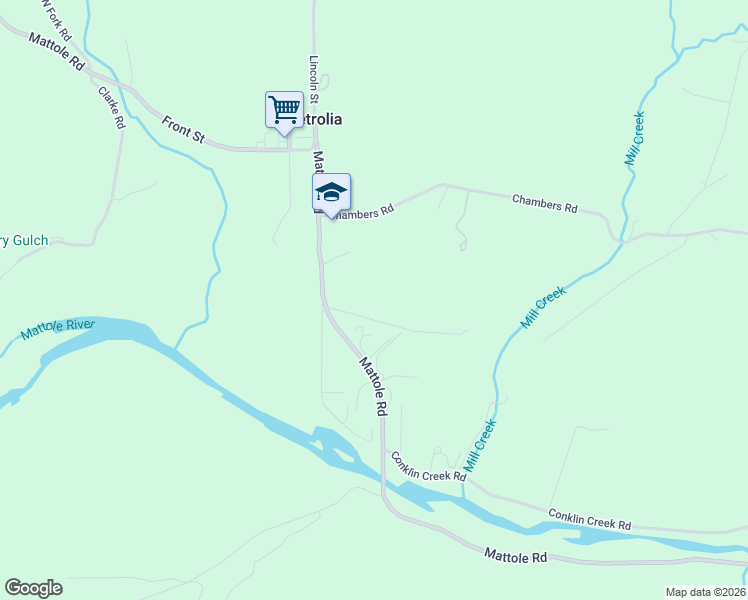 map of restaurants, bars, coffee shops, grocery stores, and more near 29469 Mattole Road in Petrolia