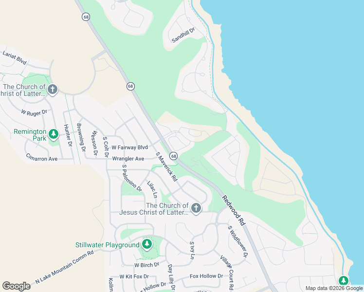 map of restaurants, bars, coffee shops, grocery stores, and more near 2326 South Long Drive in Saratoga Springs