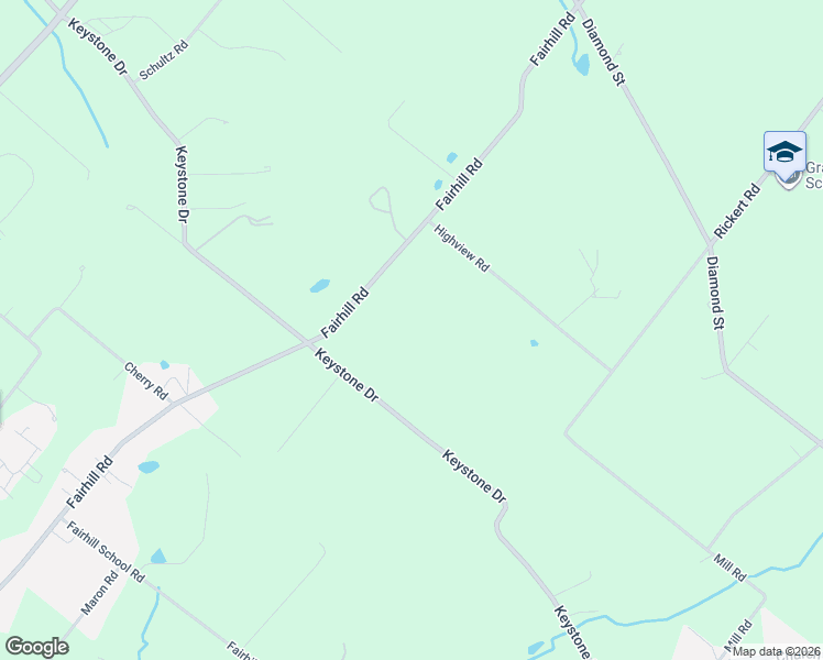 map of restaurants, bars, coffee shops, grocery stores, and more near 830 Fairhill Road in Sellersville